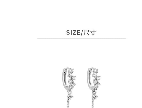 Rhinestone Earring Drop FashionChic