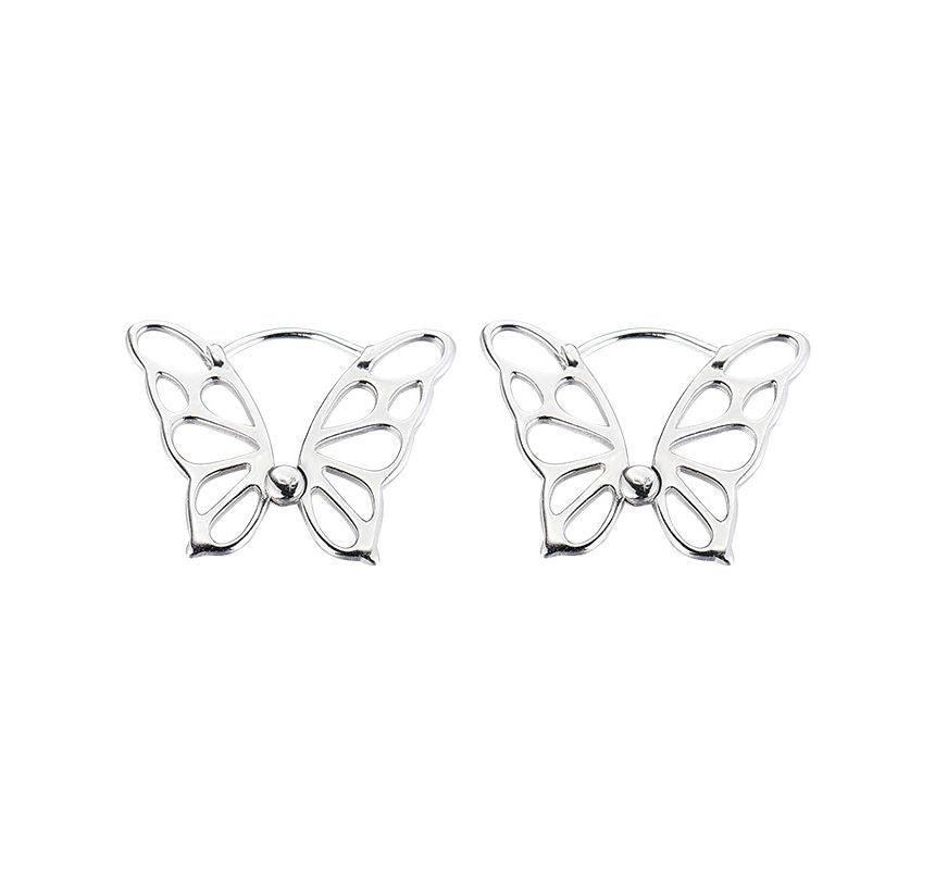 Sterling Earring Butterfly Silver FashionChic