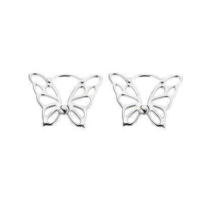 Sterling Earring Butterfly Silver FashionChic