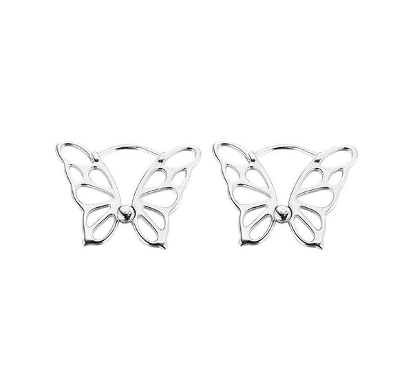Sterling Earring Butterfly Silver FashionChic