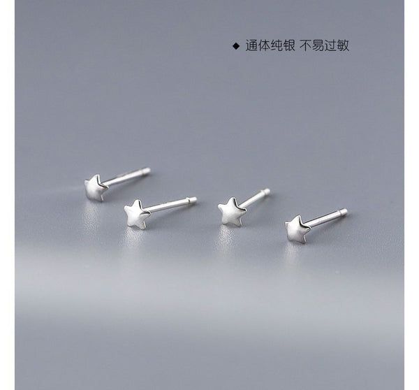 Sterling Star Stud Earring Silver FashionChic