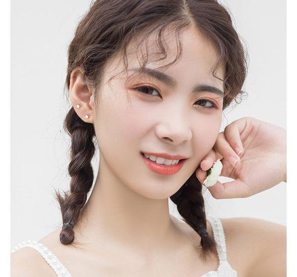 Sterling Star Stud Earring Silver FashionChic