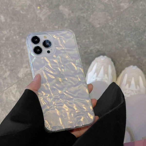 Textured Phone Case Transparent FashionChic