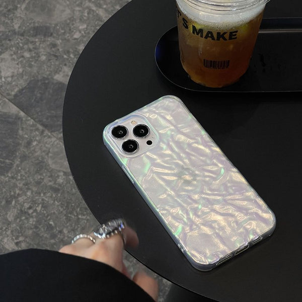 Textured Phone Case Transparent FashionChic