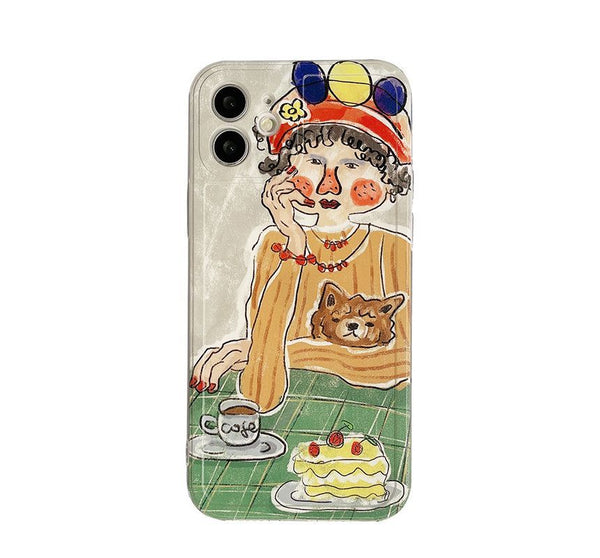 Phone Cartoon Case Transparent FashionChic