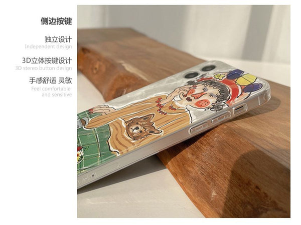 Phone Cartoon Case Transparent FashionChic