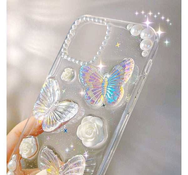 Phone Butterfly Transparent Case FashionChic