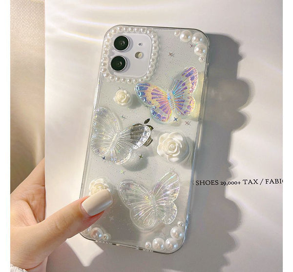 Phone Butterfly Transparent Case FashionChic