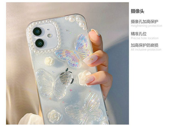 Phone Butterfly Transparent Case FashionChic