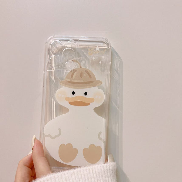 Case Duck Transparent Phone FashionChic