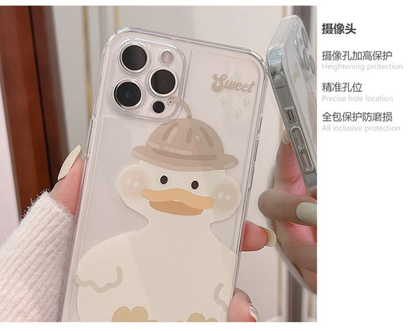 Case Duck Transparent Phone FashionChic