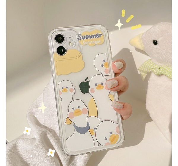 Case Transparent Phone Duck FashionChic
