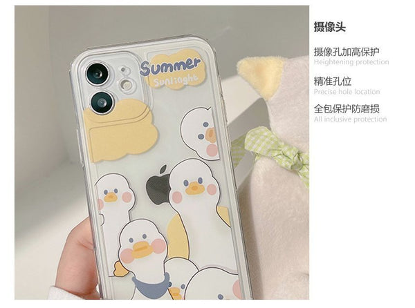 Case Transparent Phone Duck FashionChic