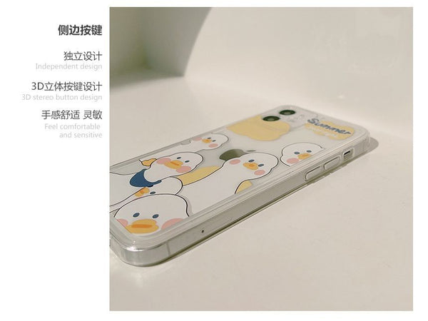 Case Transparent Phone Duck FashionChic