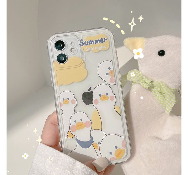 Case Transparent Phone Duck FashionChic
