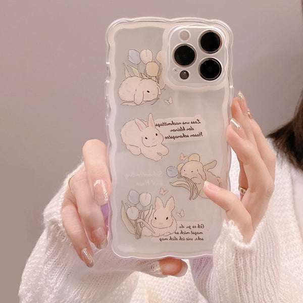 Phone Transparent Case Rabbit FashionChic