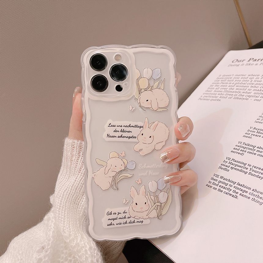 Phone Transparent Case Rabbit FashionChic