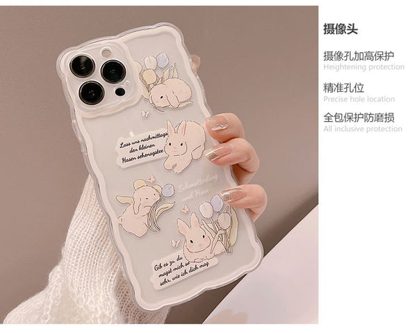 Phone Transparent Case Rabbit FashionChic