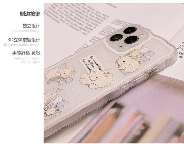 Phone Transparent Case Rabbit FashionChic