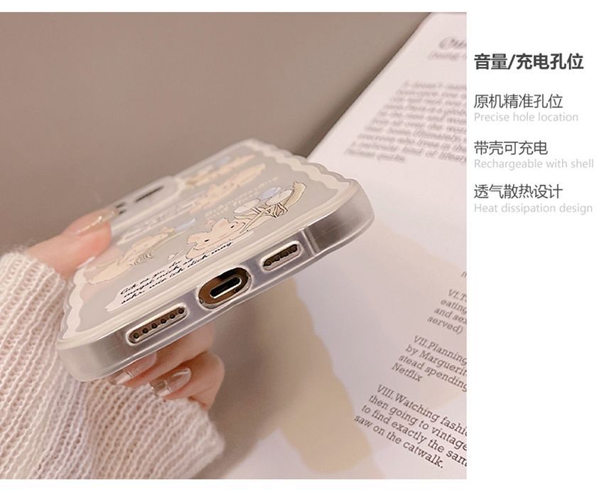 Phone Transparent Case Rabbit FashionChic