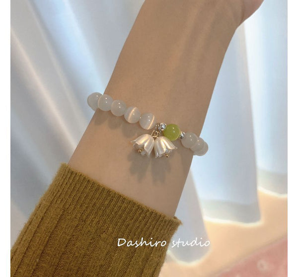 Resin Bead Flower Bracelet FashionChic