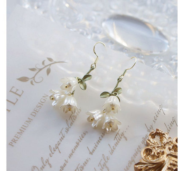 Flower Earring Dangle Alloy FashionChic