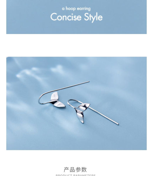 Drop Earring Fish Tail FashionChic