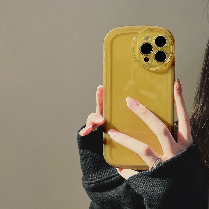 Plain Phone Transparent Case FashionChic