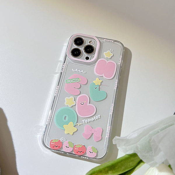 Phone Cartoon Case Holographic FashionChic