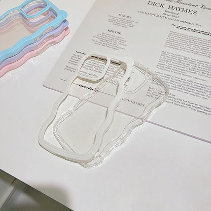 Case Phone Wavy Transparent FashionChic