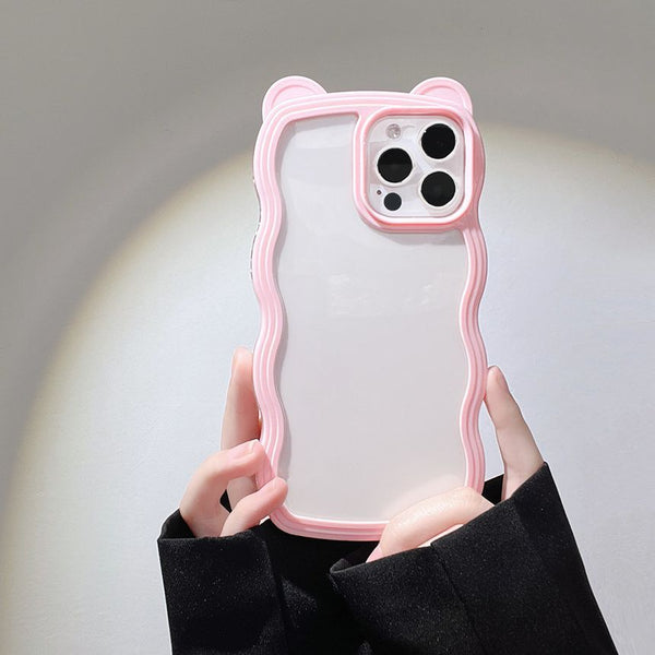 Case Phone Wavy Transparent FashionChic