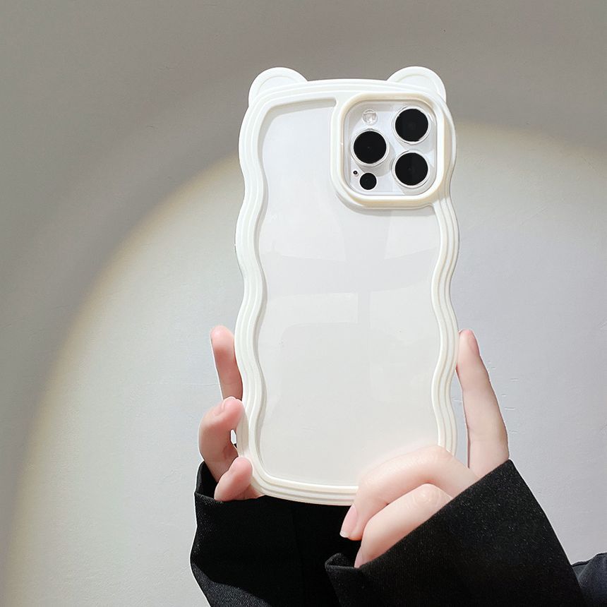 Case Phone Wavy Transparent FashionChic