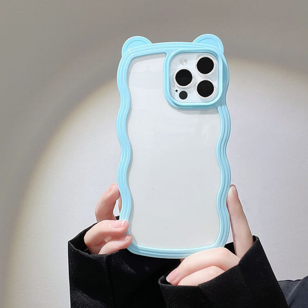 Case Phone Wavy Transparent FashionChic