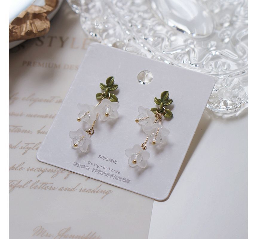 Clip-On / Drop Flower Earring FashionChic