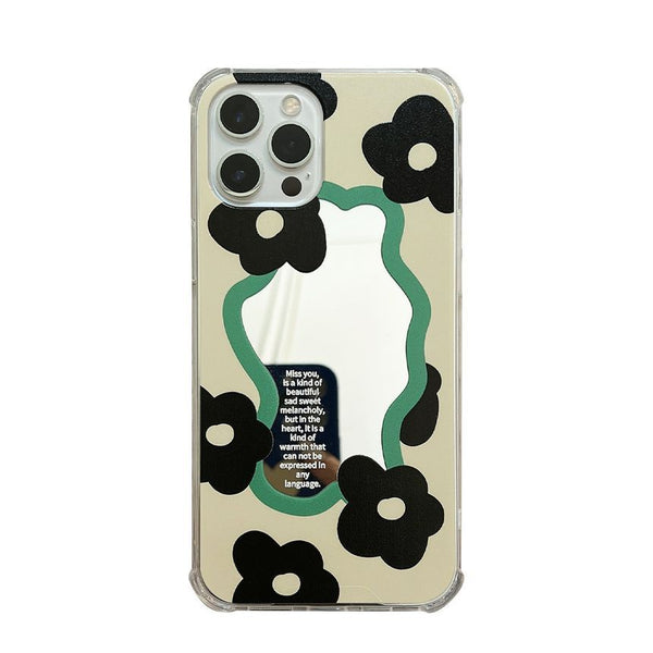 Case Floral Phone Mirrored FashionChic