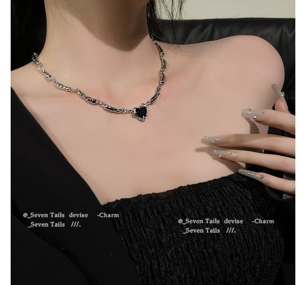 Pendant Alloy Heart Choker FashionChic