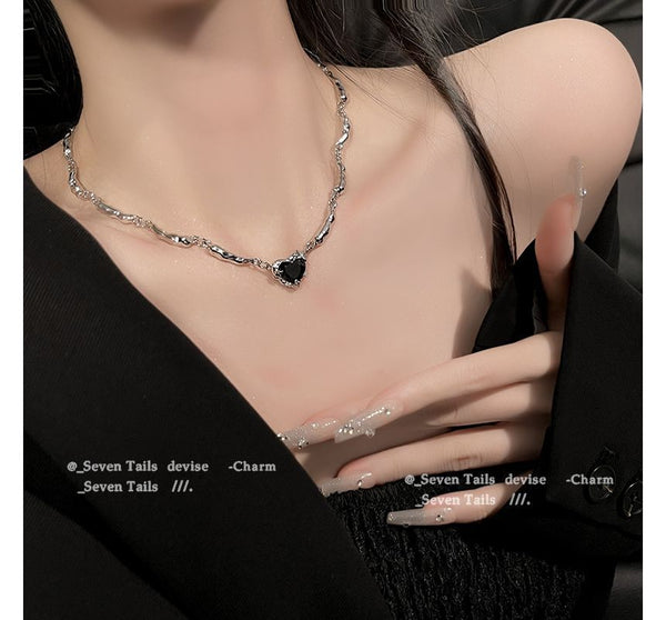 Pendant Alloy Heart Choker FashionChic