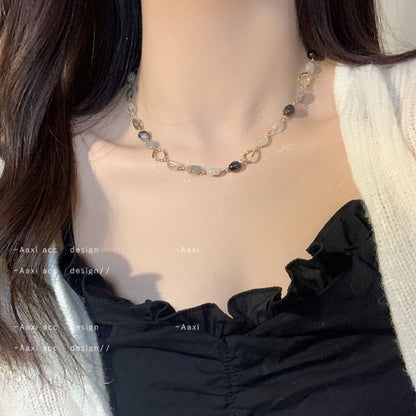 Necklace Gemstone FashionChic