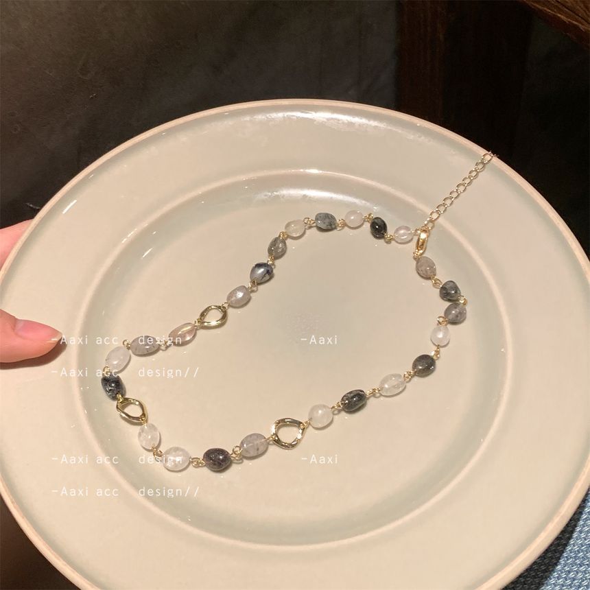 Necklace Gemstone FashionChic