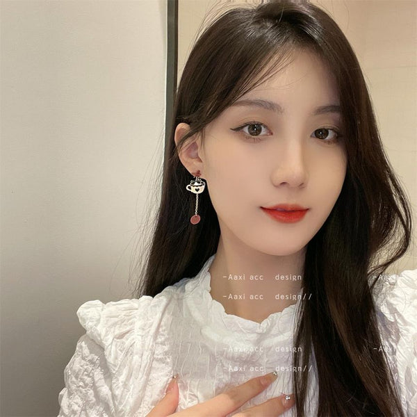 Earring Cat / Asymmetrical Drop Clip-On FashionChic