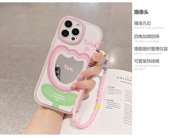 Mirrored Case Phone Tulip FashionChic