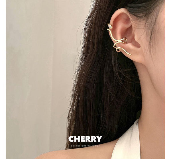 Alloy Cuff Snake Earring FashionChic