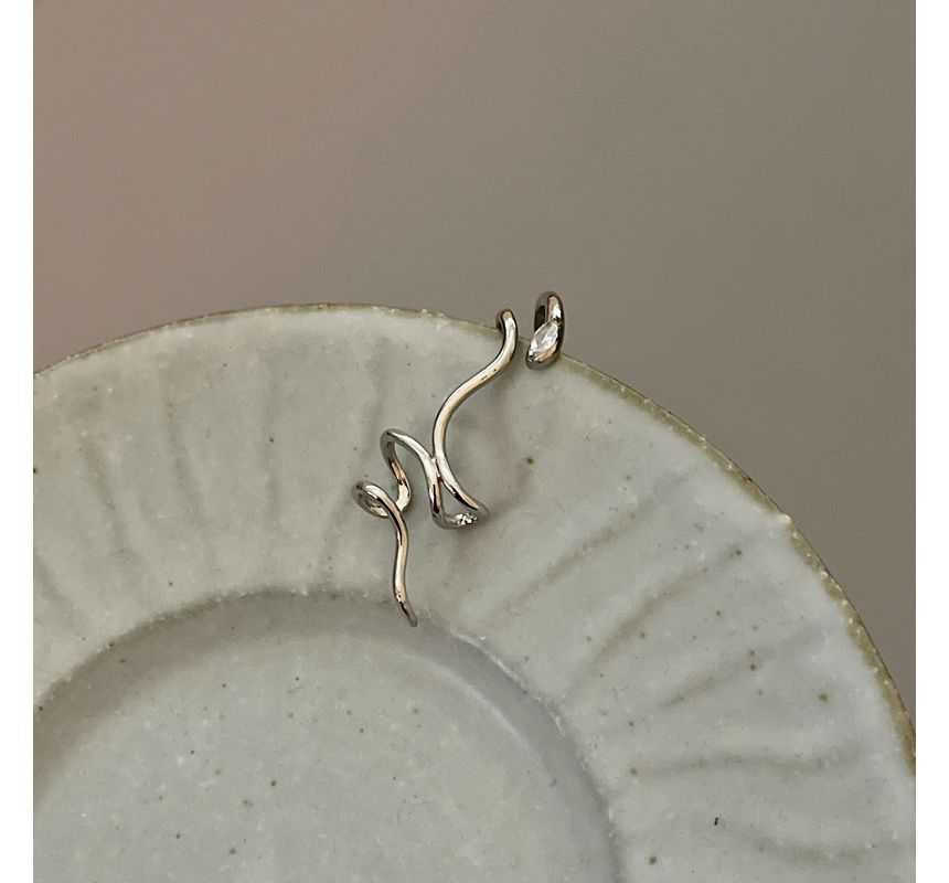 Alloy Cuff Snake Earring FashionChic