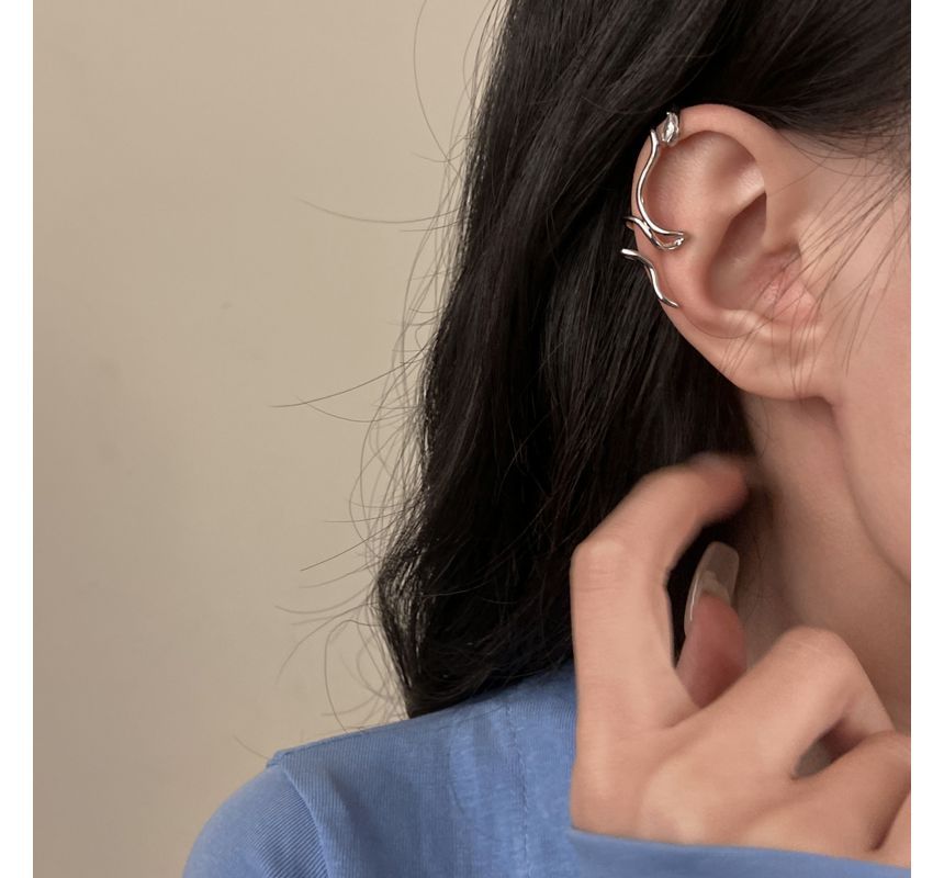 Alloy Cuff Snake Earring FashionChic
