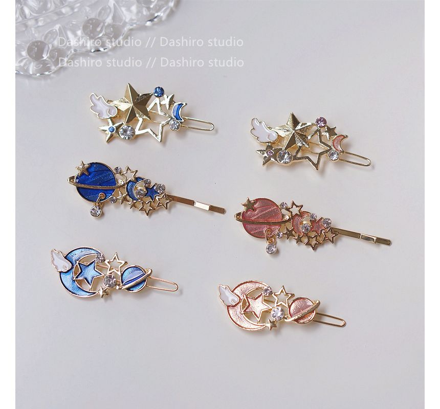 Planet Pin designs) Hair / (various Clip Set: FashionChic
