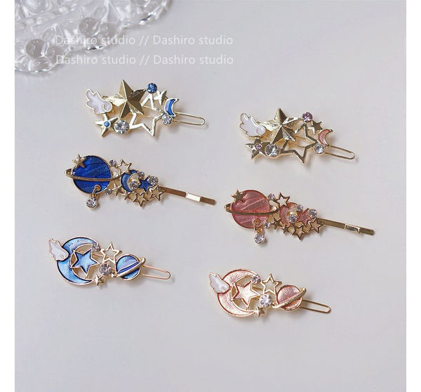 Planet Pin designs) Hair / (various Clip Set: FashionChic