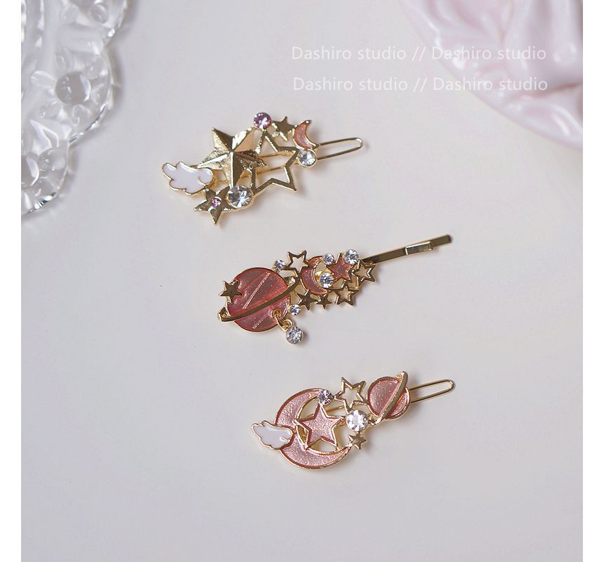 Planet Pin designs) Hair / (various Clip Set: FashionChic