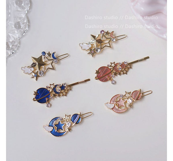 Planet Pin designs) Hair / (various Clip Set: FashionChic