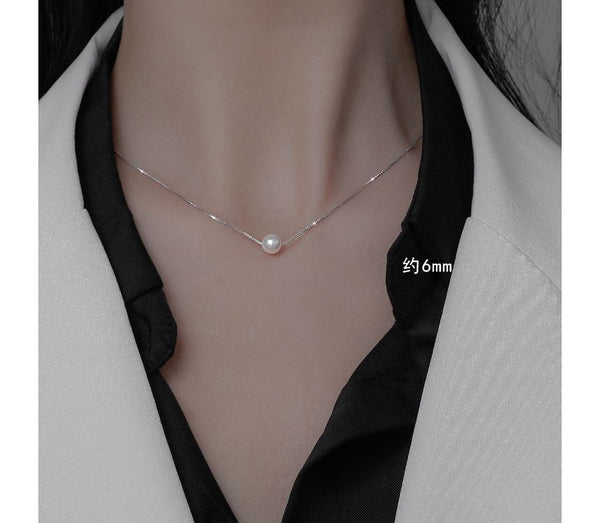 Necklace Faux Pearl FashionChic