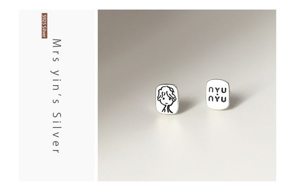 Stud Earring Cartoon FashionChic